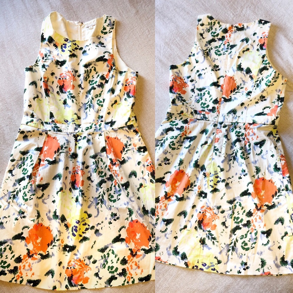 Gap Multi-colored Floral Print “Sarah” Dress